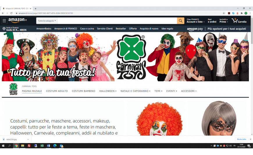 Scopri lo store Carnival Toys su Amazon Scopri lo store Carnival Toys su Amazon